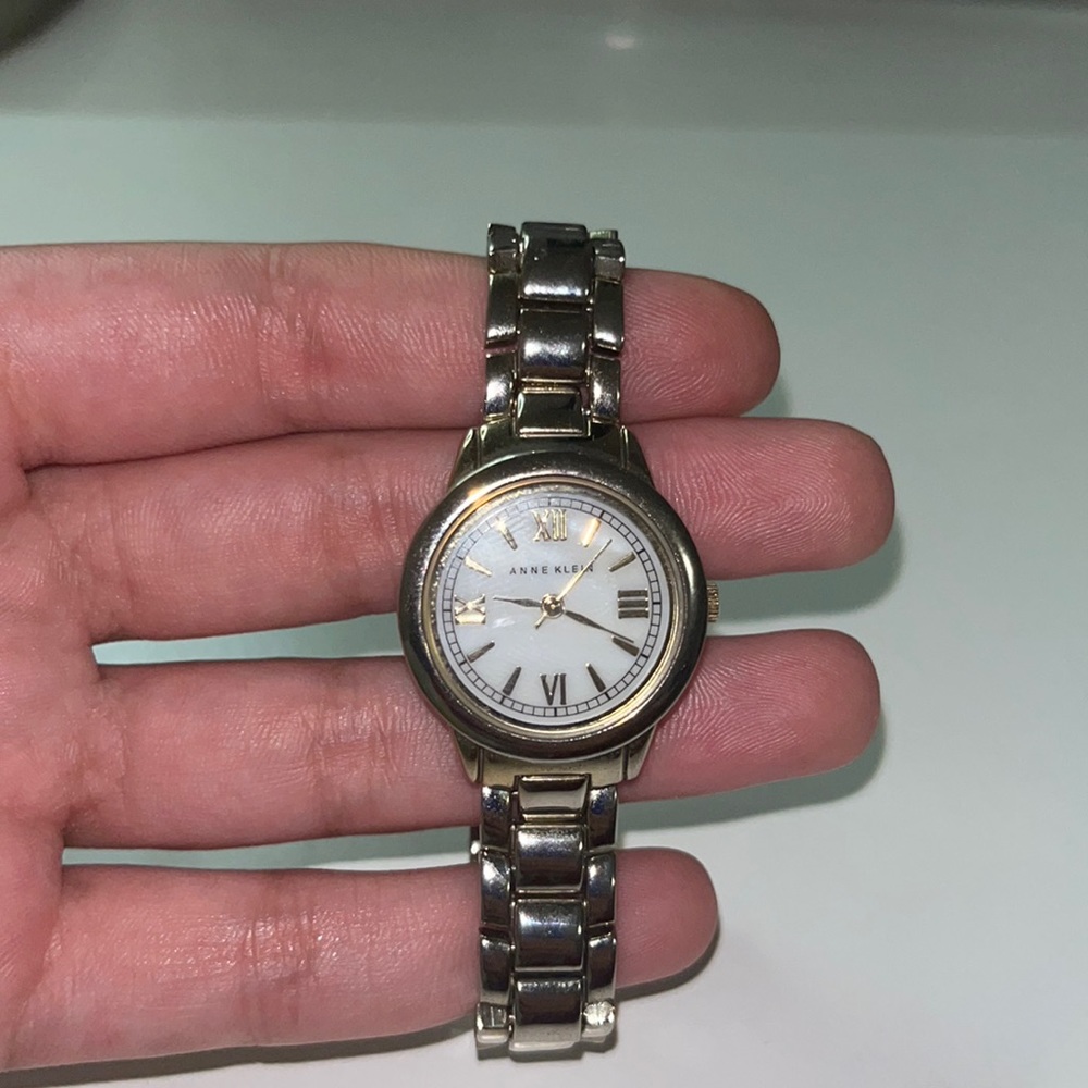 Anne Klein gold watch